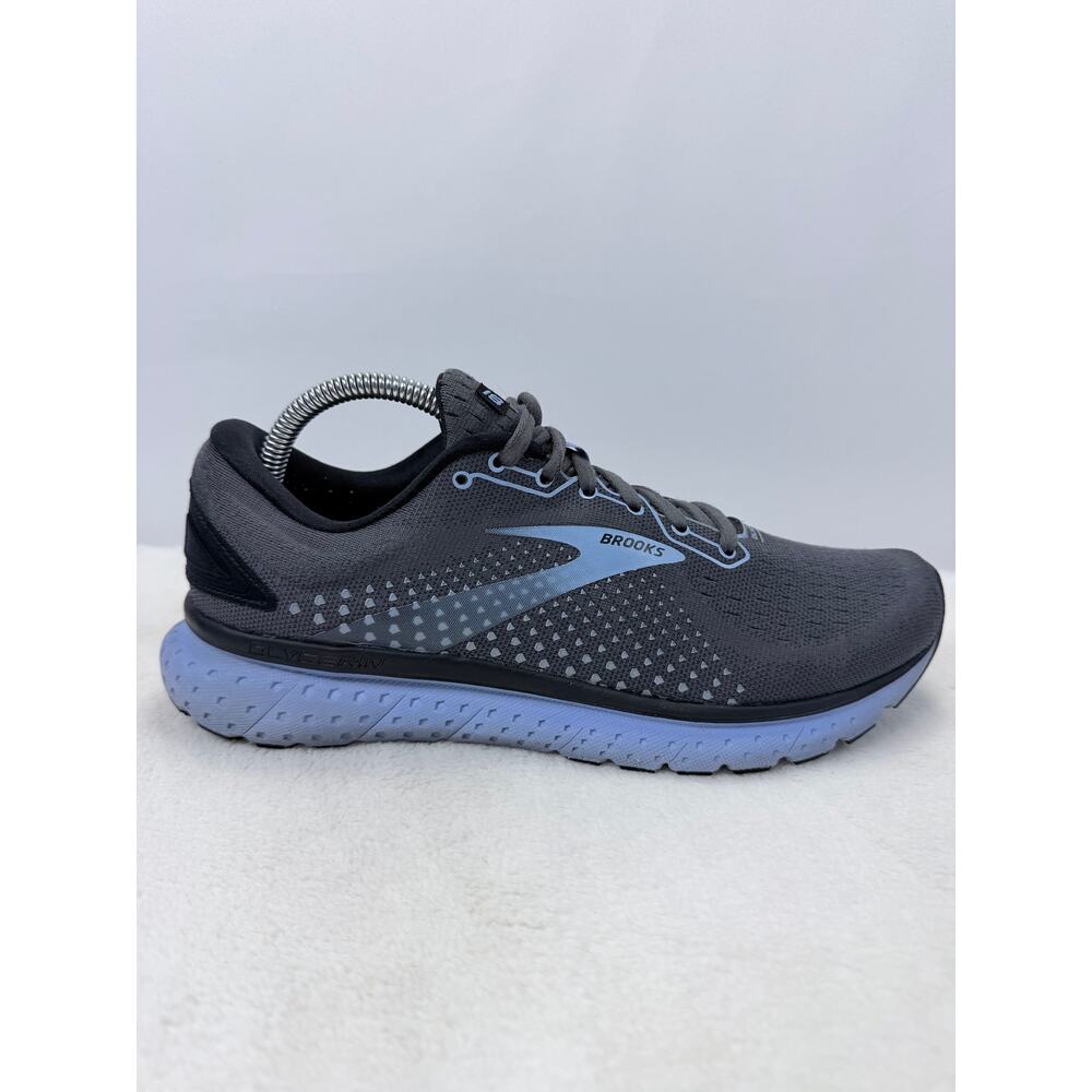 Brooks Glycerin 18 Womens Running Shoes Grey Blue Size 10.5 Cushion